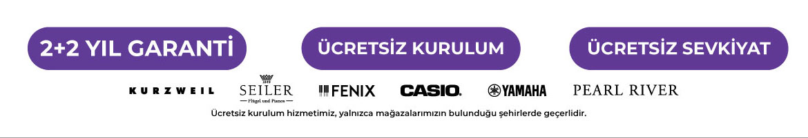 2+2 Yıl Garanti, Sevkiyat ve Kurulum Hediye