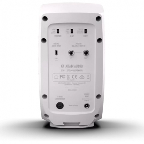 ADAM Audio D3V Aktif Çift Stüdyo Monitörü (Beyaz)<br>Fotoğraf: 3/3