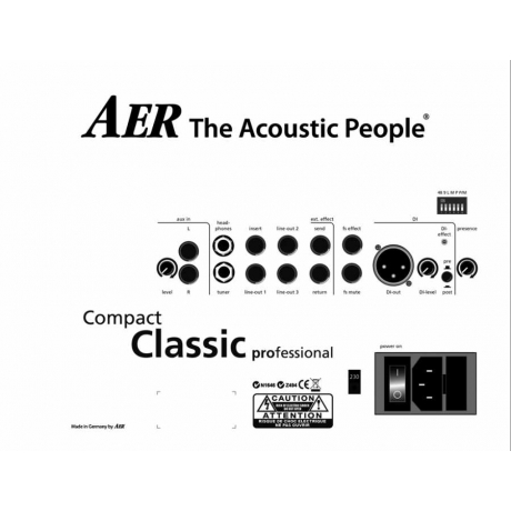 AER Compact Classic Pro Akustik Gitar Amfi<br>Fotoğraf: 6/6