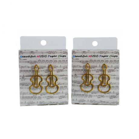 Agifty 15li Violin Golden Ataç (4 Cm)<br>Fotoğraf: 1/1