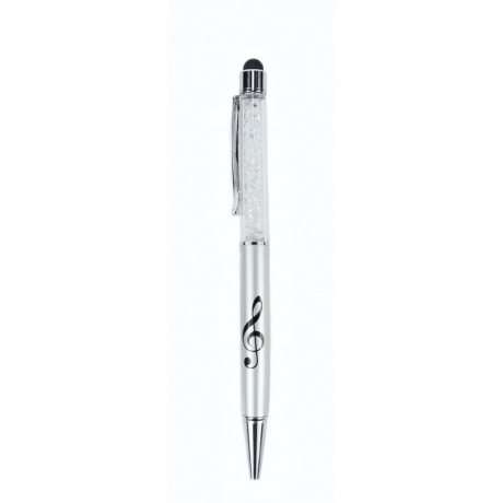 Agifty G-clef Stylus Pen (Silver/crystal)<br>Fotoğraf: 1/1