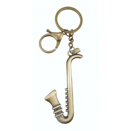 Agifty Saksafon Metal Anahtarlık (8 Cm)<br>Fotoğraf: 1/1
