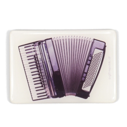 Agifty Siyah Akordiyon Magnet (8 x 5.5 Cm)