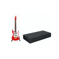Agifty Standlı Kırmızı Elektro Gitar (17 Cm)