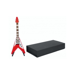 Agifty Standlı Kırmızı Elektro Gitar Figürü (17 Cm)