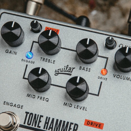 Aguilar Tone Hammer Preamp Direct Box V2 Bas Pedalı<br>Fotoğraf: 5/9