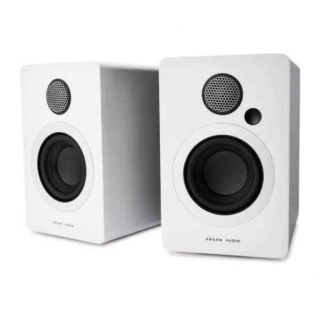Argon Audio Studio 3 USB-C/Bluetooth/Optik Bağlantılı Aktif Hoparlör (Beyaz) <br>Fotoğraf: 1/5