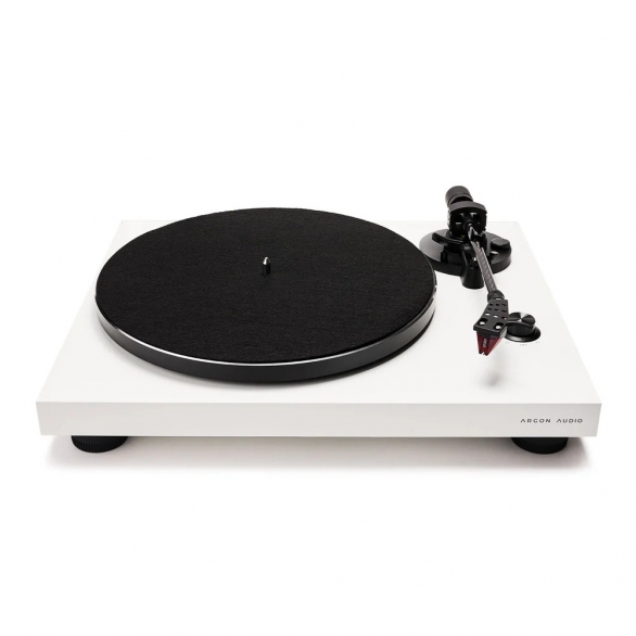 Argon Audio TT-3 Plus Dahili Preamfili Pikap - Ortofon 2M İğne (Beyaz), Fotoğraf: 1/9