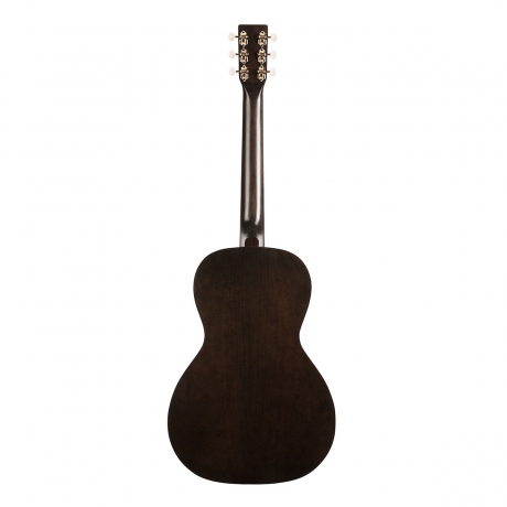 Art & Lutherie Roadhouse A/E Parlor-Style Elektro Akustik Gitar (Faded Black)<br>Fotoğraf: 3/3