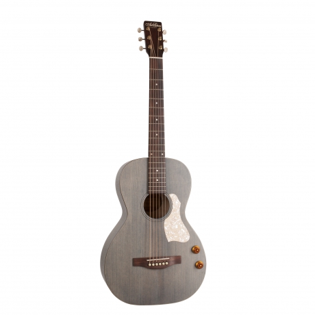 Art & Lutherie Roadhouse Parlor Q-discrete Elektro Akustik Gitar (Denim Blue)<br>Fotoğraf: 2/3