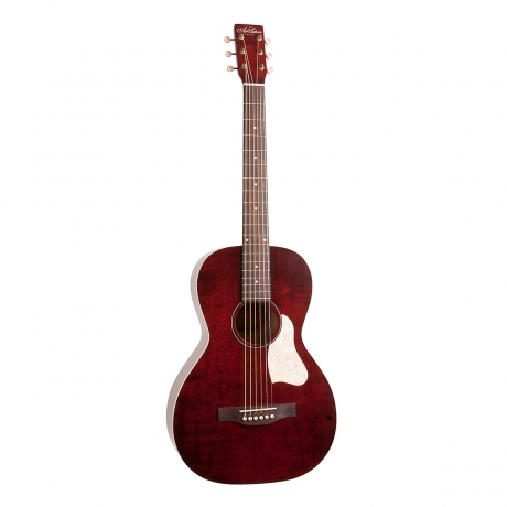 Art & Lutherie Roadhouse Parlor-Style Elektro Akustik Gitar (Tennessee Red)<br>Fotoğraf: 2/3