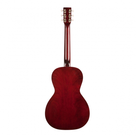 Art & Lutherie Roadhouse Parlor-Style Elektro Akustik Gitar (Tennessee Red)<br>Fotoğraf: 3/3