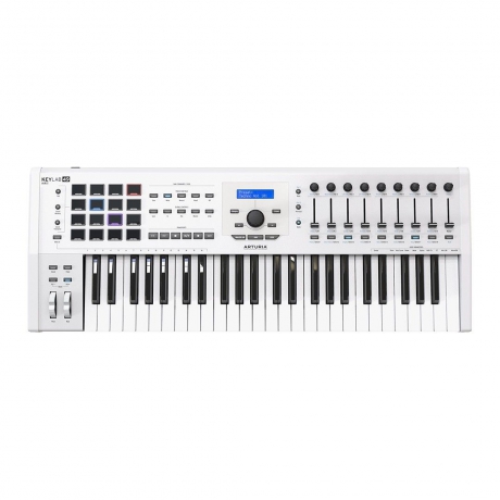 Arturia KeyLab 49 MKII Midi Klavye (Beyaz)<br>Fotoğraf: 1/2