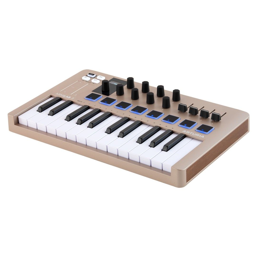 Arturia MiniLab 3 Champagne MIDI Klavye | doremusic