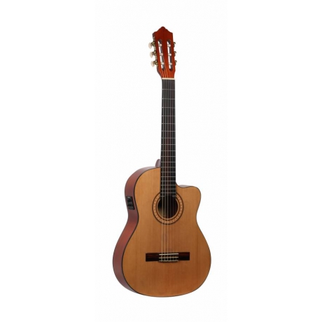 Ashton CGFLCEQ Flamenko Elektro Klasik Gitar (Natural)<br>Fotoğraf: 1/1