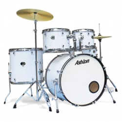 Ashton JOEYDRUMS Junior Akustik Davul Seti (Beyaz)
