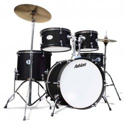 Ashton JOEYDRUMS Junior Akustik Davul Seti (Siyah)