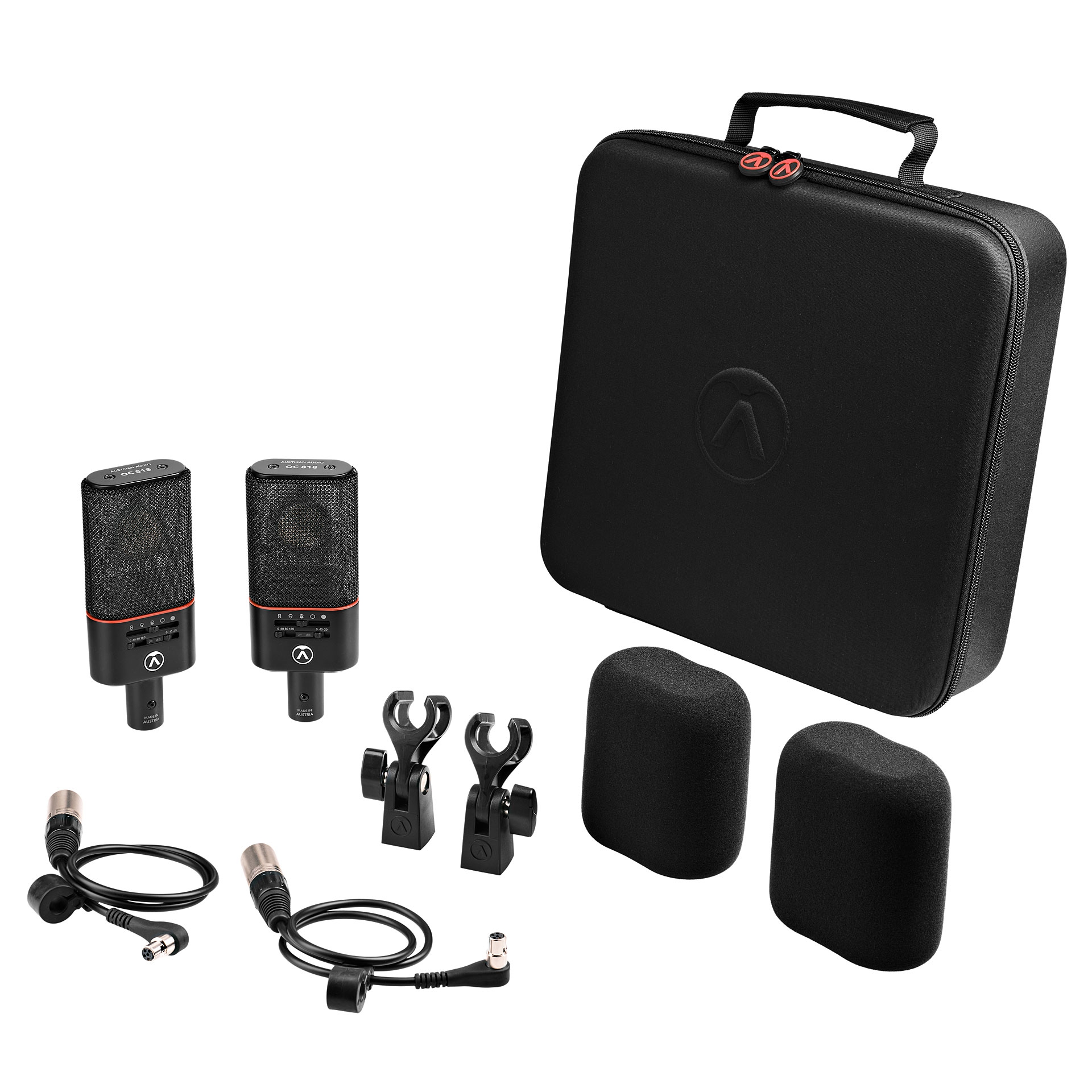 Austrian Audio OC18 Dual Set Plus Kondenser Mikrofon Seti (Çift