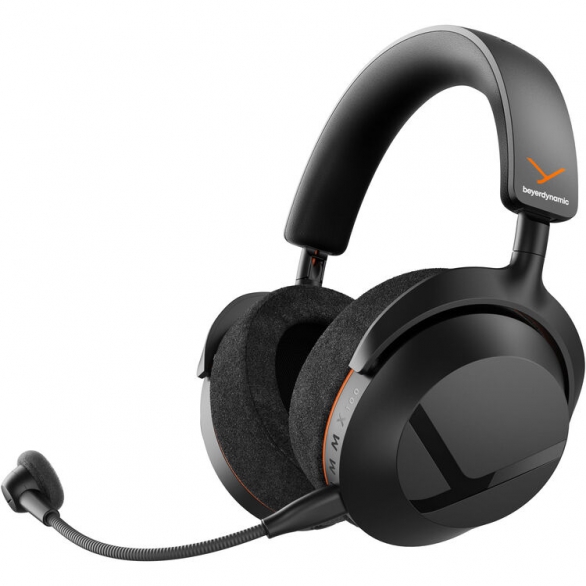 beyerdynamic MMX100 80+ saat pil ömürlü Kablosuz Oyuncu Kulaklık - Siyah, Fotoğraf: 1/3