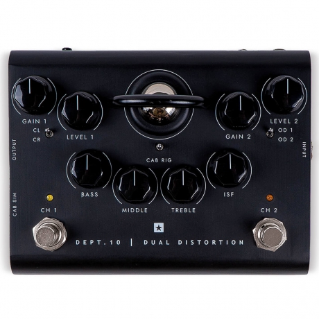 Blackstar Dept. 10 Dual Distortion 2-Kanal Tube Distortion Pedalı AMPED 2<br>Fotoğraf: 1/4