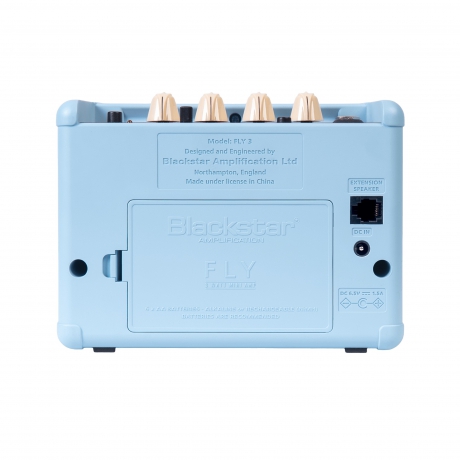 Blackstar Fly 3 Baby Blue Union Flag Mini Elektro Gitar Kombo Amfi<br>Fotoğraf: 4/4