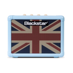 Blackstar Fly 3 Baby Blue Union Flag Mini Elektro Gitar Kombo Amfi