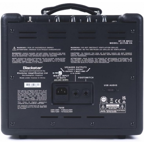 Blackstar HT-1R-MKIII 8" 1-Watt Tube Combo Amfi<br>Fotoğraf: 4/4