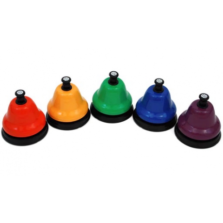 Boomwhackers CNDB-C 5 Nota Masaüstü Zil Set, (C#, D#, F#, G#, A#.