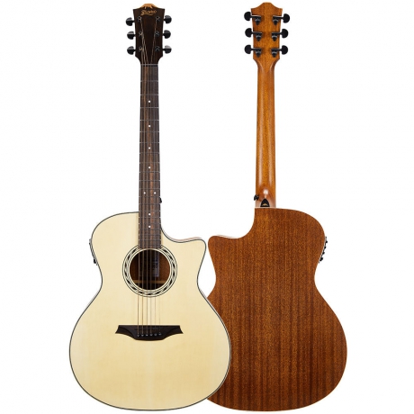 Bromo BAA2CE Elektro Akustik Gitar (Natural)<br>Fotoğraf: 2/4