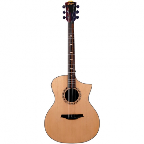 Bromo BAA4CE Cutaway Elektro Akustik Gitar (Natural)<br>Fotoğraf: 1/1