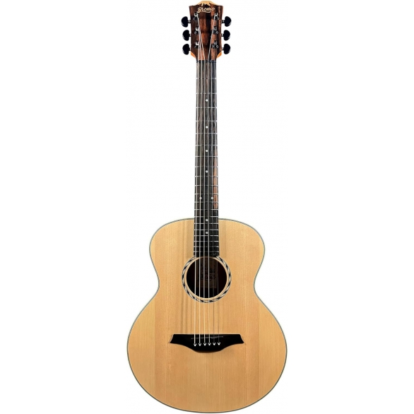 Bromo BAA8S Mini Jumbo Akustik Gitar (Natural), Fotoğraf: 1/4