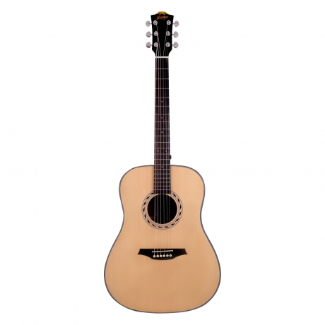 Bromo BAB1 Dreadnought Akustik Gitar (Natural)<br>Fotoğraf: 1/2