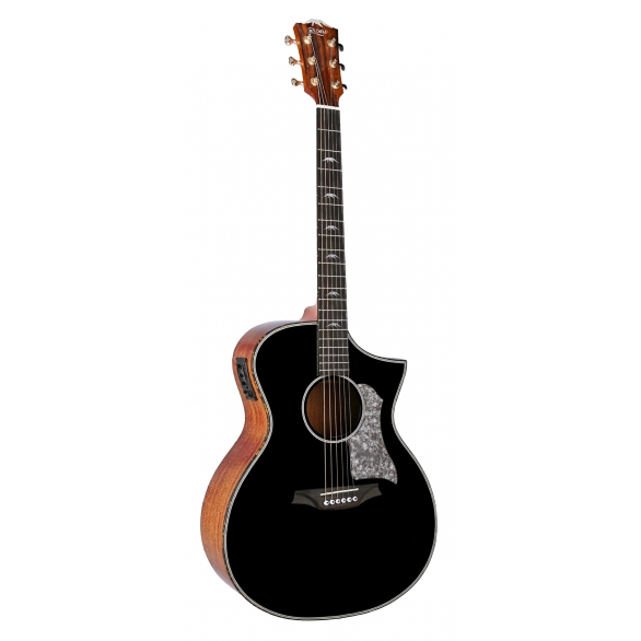 Bromo BAN4CEBK Denali Series Elektro Akustik Gitar (Black), Fotoğraf: 1/5