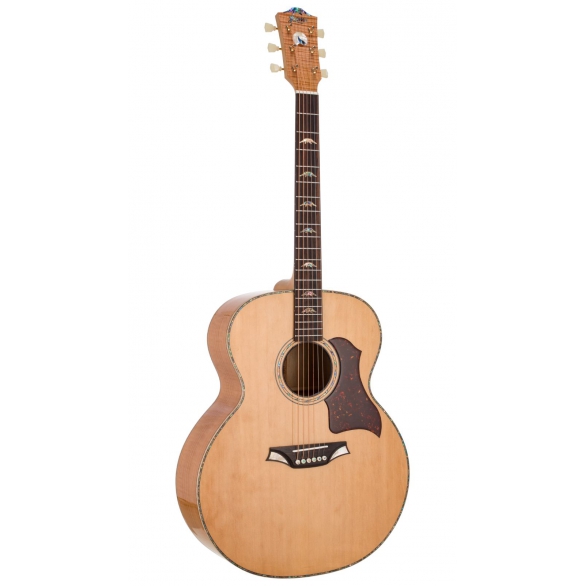 Bromo BAN7E Jumbo Elektro Akustik Gitar (Natural), Fotoğraf: 1/9