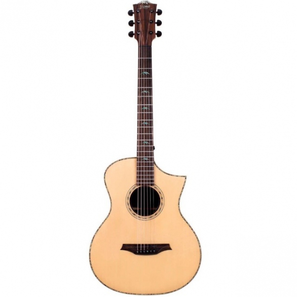 Bromo BAR5CE Rocky Mountain Series Hillside Concert Elektro Akustik Gitar (Natural), Fotoğraf: 1/4