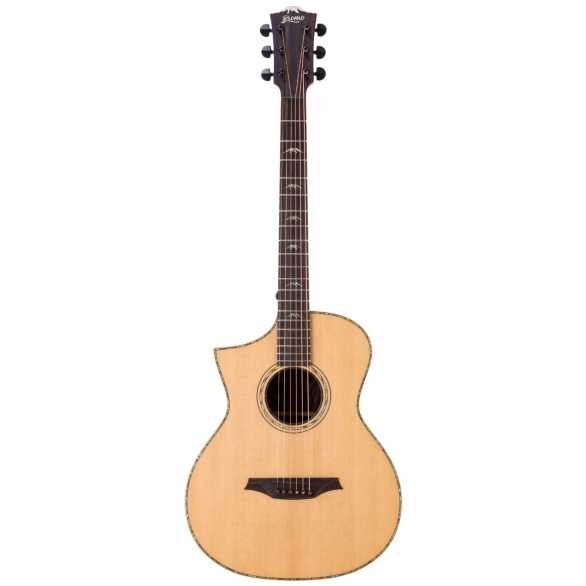 Bromo BAR5CEL Rocky Mountain Series Concert Solak Elektro Akustik Gitar (Natural), Fotoğraf: 1/3