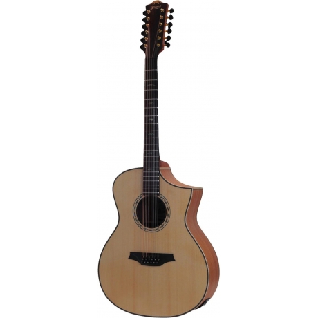Bromo BAT4CE12 Cutaway 12 Telli Elektro Akustik Gitar (Natural)<br>Fotoğraf: 1/3