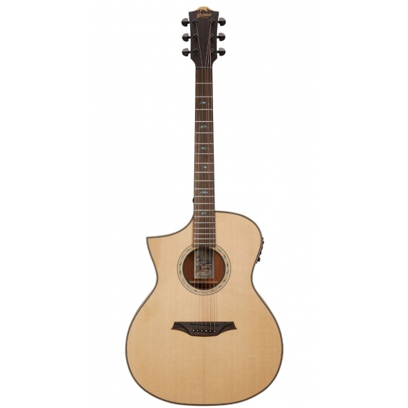 Bromo BAT4CEL Solak Elektro Akustik Gitar (Natural), Fotoğraf: 1/3