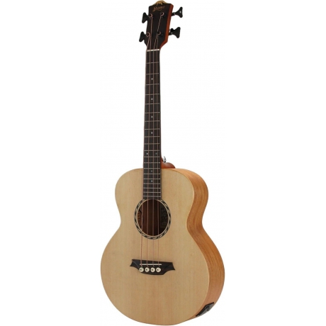 Bromo BAT8E Elektro Akustik Bas Gitar (Natural)<br>Fotoğraf: 1/3