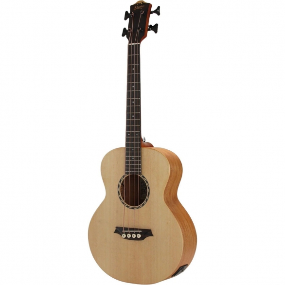 Bromo BAT8E Tahoma Series Elektro Akustik Bas Gitar (Natural), Fotoğraf: 1/3