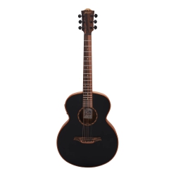 Bromo BAT8MEBK Mini Jumbo Elektro Akustik Gitar (Black)