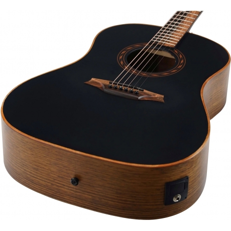 Bromo BAT9ME/BK Danali Series Auditorium Elektro Akustik Gitar (Siyah)<br>Fotoğraf: 2/3