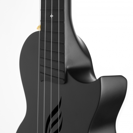 Cascha Carbon Fibre Concert Ukulele Set (Siyah)<br>Fotoğraf: 4/7