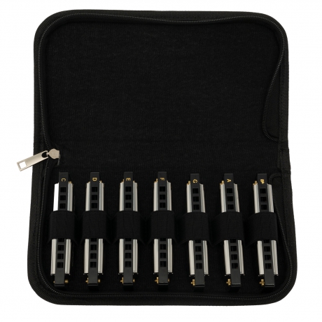 Cascha HH 2247 Special Blues Harmonica Set (c - D – E – F – G – A – Bb)<br>Fotoğraf: 4/4