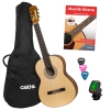 Cascha Student Series 4/4 Klasik Gitar Seti (Türkçe Metod, Taşıma Çantası, 3 Pena, Tuner)<br>Fotoğraf: 1/10