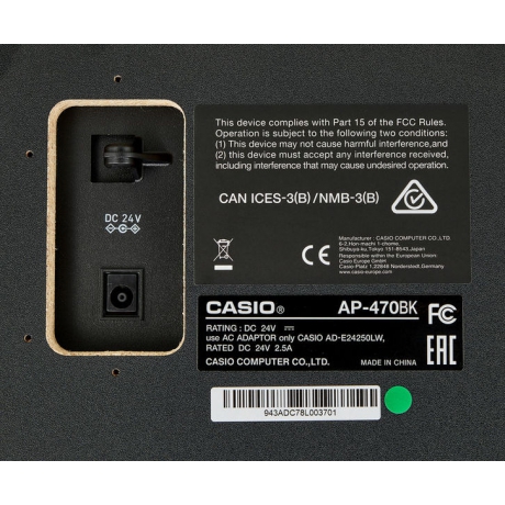 Casio AP-470 Dijital Piyano (Mat Siyah)<br>Fotoğraf: 10/10