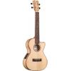 Cordoba 24T-CE Cutaway Tenor Elektro Akustik Ukulele (Natural), Fotoğraf: 2/4