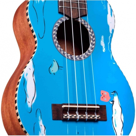 Cordoba Disney BIA Soprano Ukulele (Clouds & Birds)<br>Fotoğraf: 3/3
