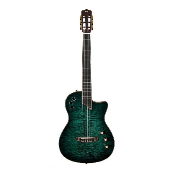 Cordoba Stage Artist Thinbody Elektro Klasik Gitar (Agave Burst), Fotoğraf: 1/6