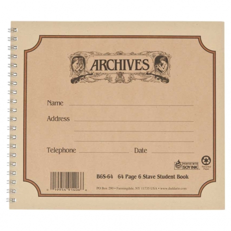 D'Addario B6S-64 Nota Defteri<br>Fotoğraf: 1/2